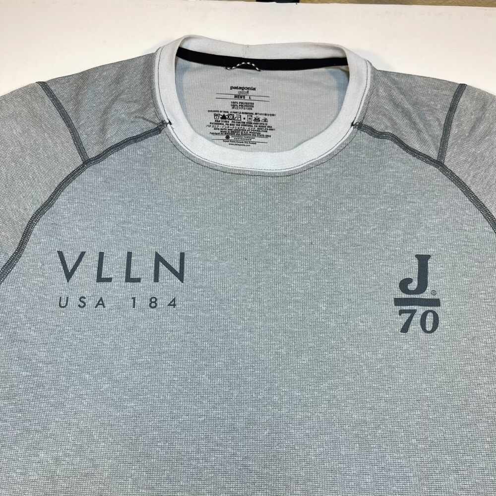PATAGONIA Capilene 2 J/70 US Racing Sailboat Team T SHIRT Sz Mens L